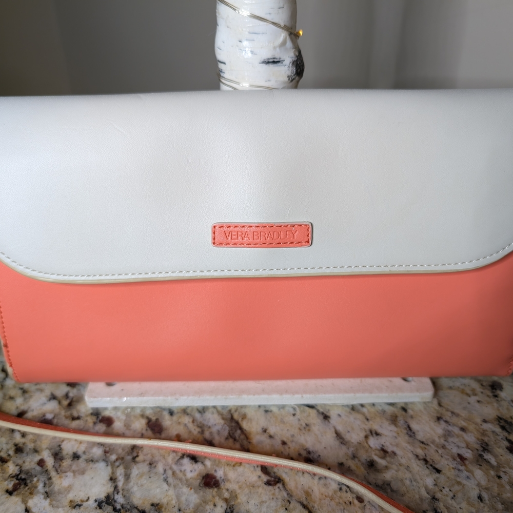 Vera Bradley Coral and White Women's Bag